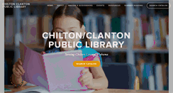 Desktop Screenshot of chiltonclantonlibrary.org